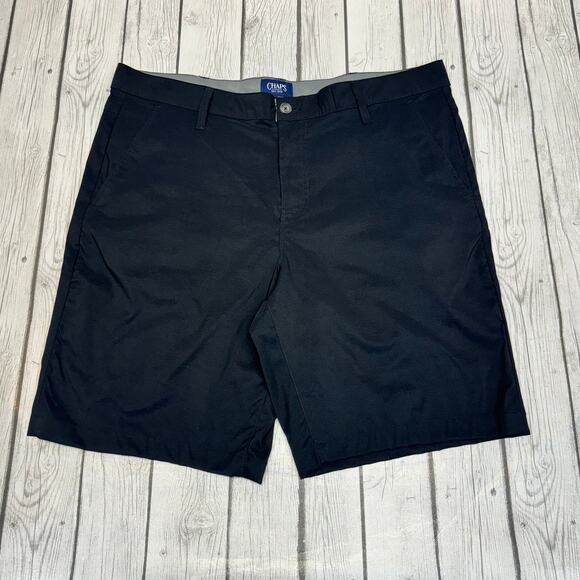Men’s Chaps Dry Fit Regular Fit Black Shorts Size 38 - Picture 1 of 4
